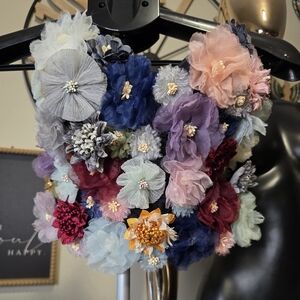 🌸 Floral Corset Crop Top | Sleeveless | Size Small | Flower Bomb Style